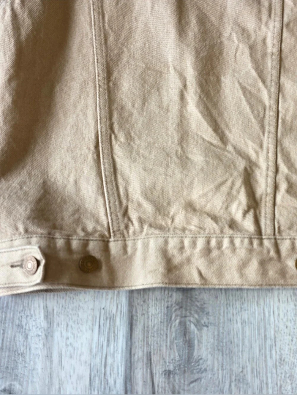 Levi’s Boys Tan Denim Trucker Jacket Youth Medium 10-12